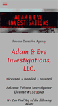 Mobile Screenshot of adamandeveinvestigations.com